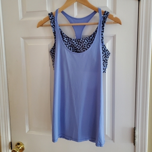 Lululemon All Sport Support Tank in Lullaby Ace Spot Lullaby Black size 8 - Picture 6 of 9